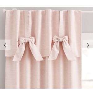 Evelyn Linen-Blend Bow Valance Panel from Pottery Barn 44x108 (one panel only)